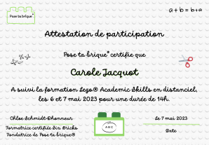 Lego Academic Skills Carole Jacquot